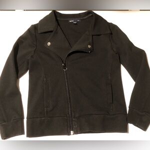 Gap kids black zip up fashion jacket girls small